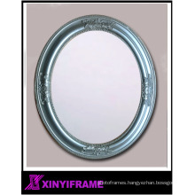 Bathroom Antique Silver Finish Oval High Wall Mirror